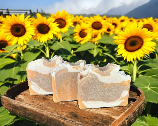 Sunflower Goat Milk Soap