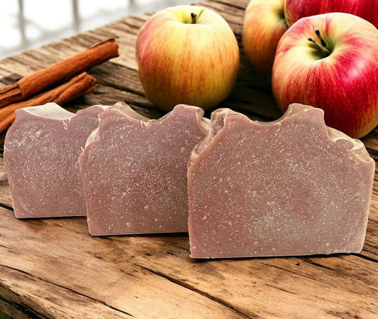 Vanilla Apple Cinnamon Goat Milk Soap