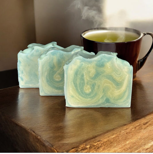 Green Tea and Cucumber Goat Milk Soap