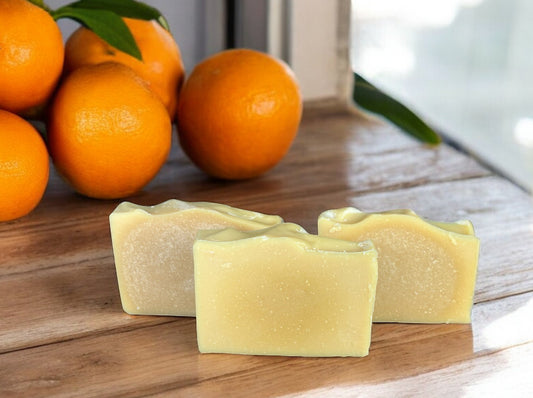 Bubbly Orange Goat Milk Soap